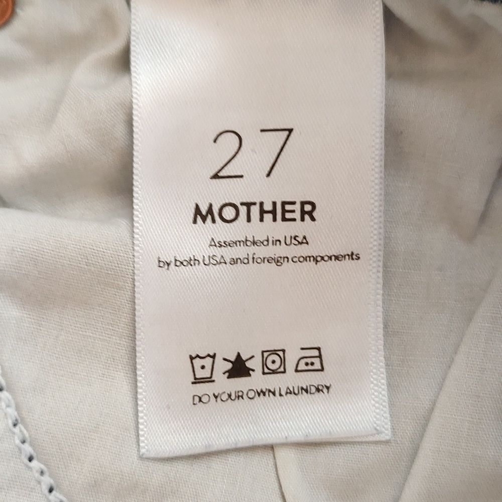MOTHER The Runaway Denim Jean in Partners Undercover Wash Frayed Hem Revolve - Picture 7 of 16